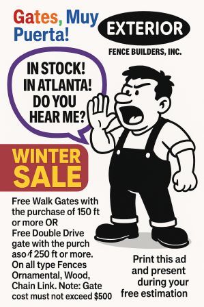 “winter fence installation,” “new homeowners,” “off-season pricing”